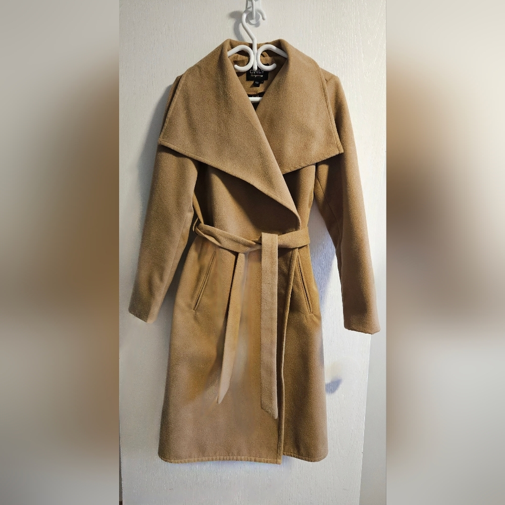 Only Tan Women's Trench Coat
